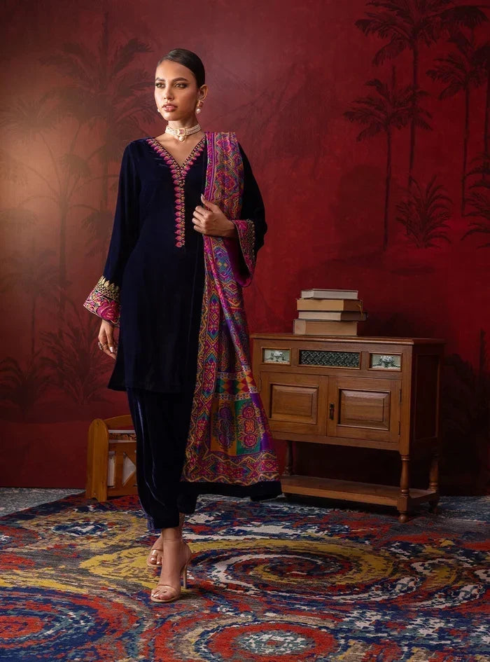 Nastaran Velvet 3 Piece D-2012