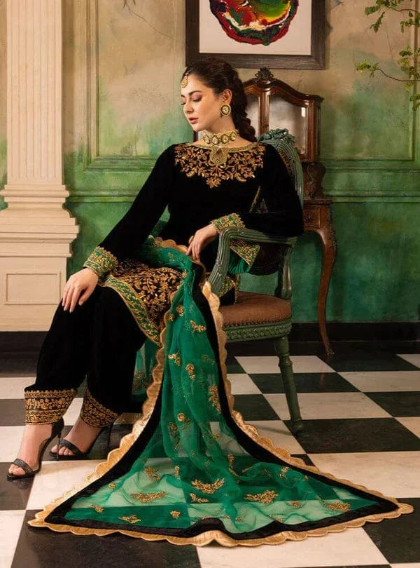 Gulalai's Velvet Wear GV-9009