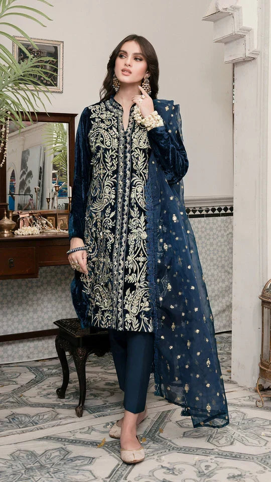 Gulalai's Velvet Wear GV-9007
