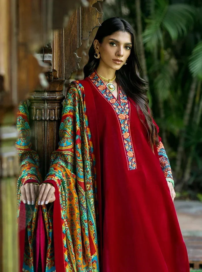 Mahrukh Velvet 3 Piece D-2010