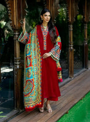 Mahrukh Velvet 3 Piece D-2010