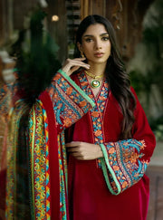 Mahrukh Velvet 3 Piece D-2010
