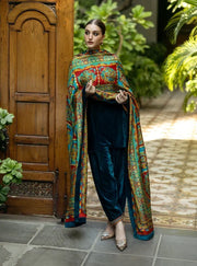 Banafsha Velvet 3 Piece D-2011
