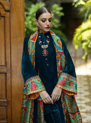 Banafsha Velvet 3 Piece D-2011