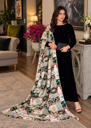 Pareesa Velvet 3 Piece D-2018