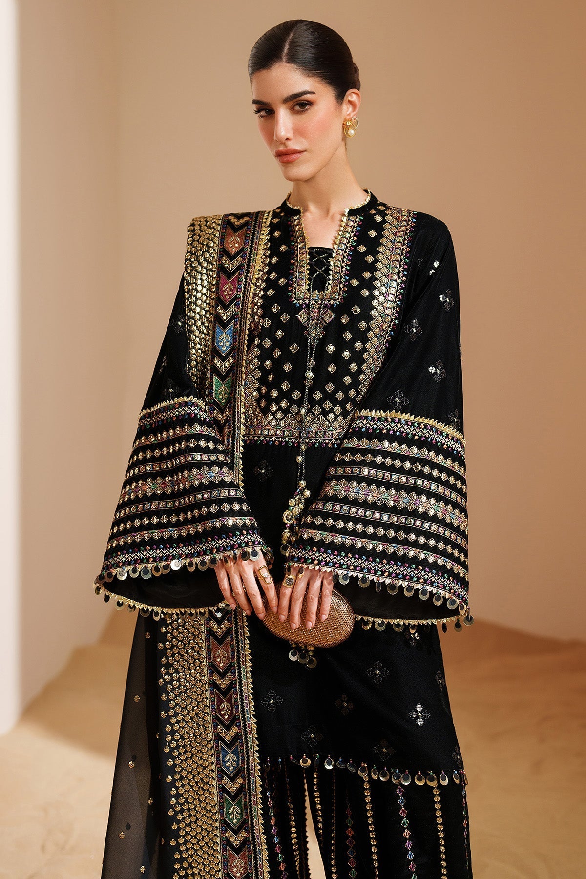Jasmeena Velvet 3 Piece D-2020