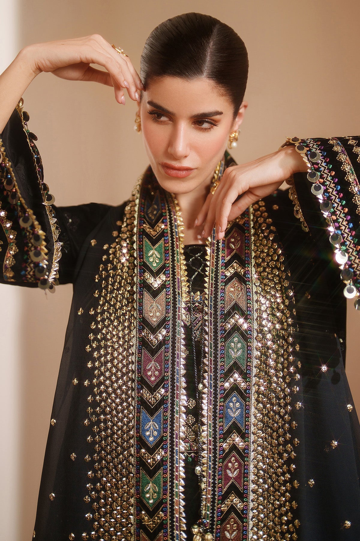 Jasmeena Velvet 3 Piece D-2020