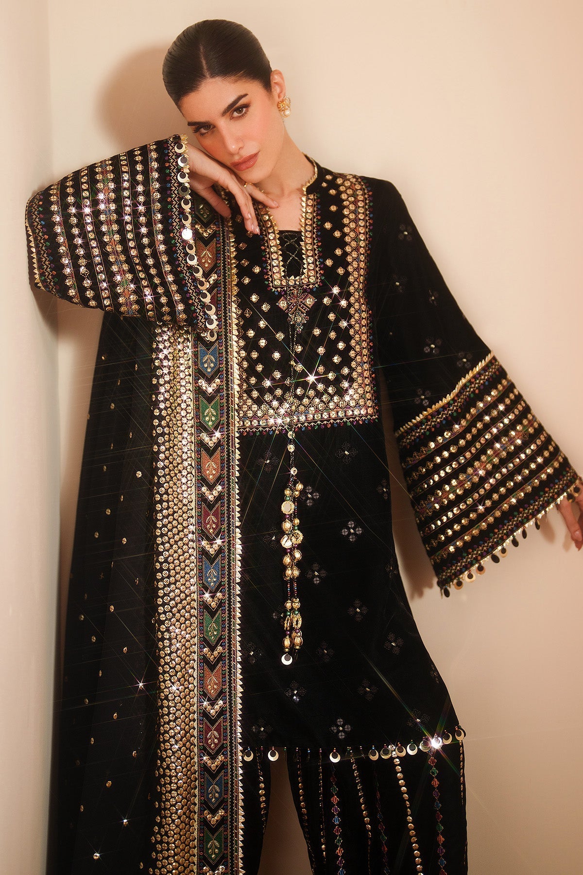 Jasmeena Velvet 3 Piece D-2020
