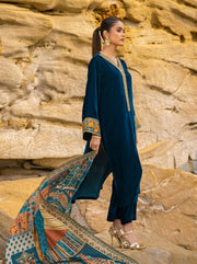 Nargis Velvet 3 Piece D-2009