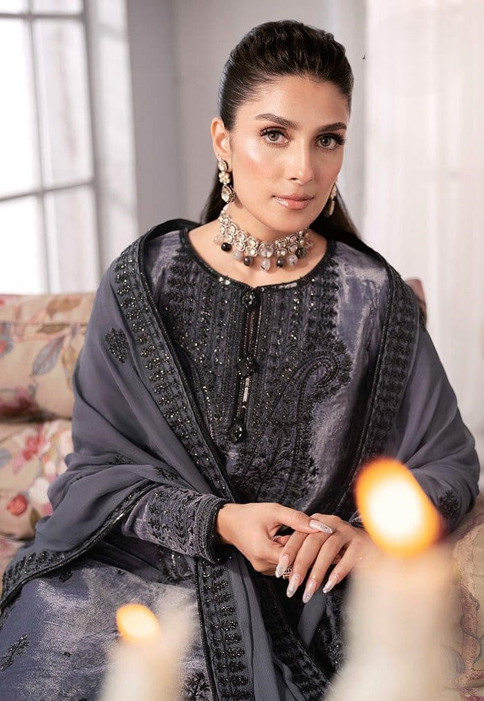 Farzeen Velvet 3 Piece D-2019