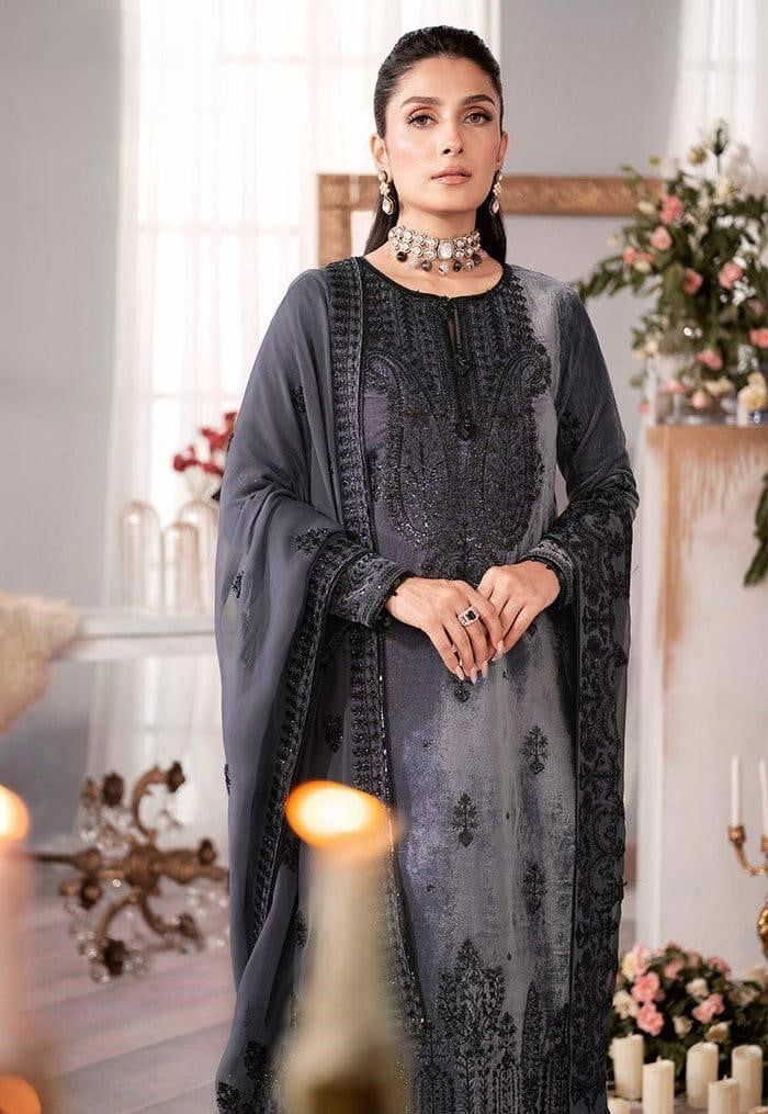 Farzeen Velvet 3 Piece D-2019