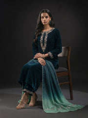 Naghma Velvet 3 Piece D-2002