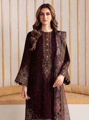Gulrukh Velvet 3 Piece D-2001
