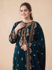 Zarmina Velvet 3 Piece D-2006