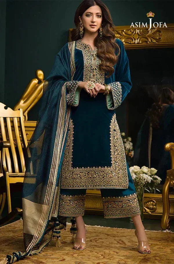 Gulalai's Velvet Wear GV-9006