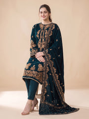 Zarmina Velvet 3 Piece D-2006