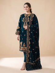 Zarmina Velvet 3 Piece D-2006