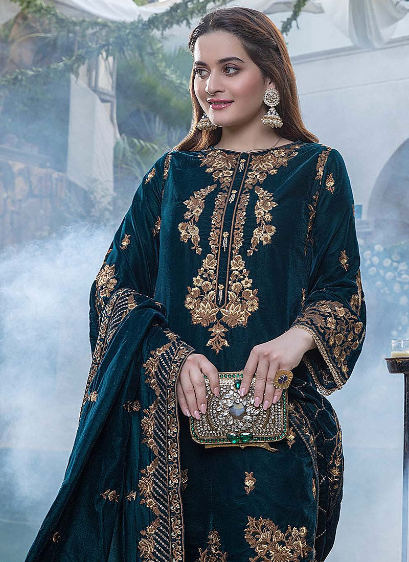 Gulalai's Velvet Wear GV-9003