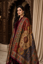Gulaal Velvet 3 Piece D-2017