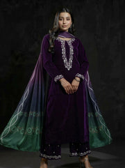 Shaab Velvet 3 Piece D-2003