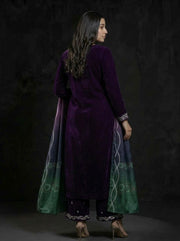 Shaab Velvet 3 Piece D-2003