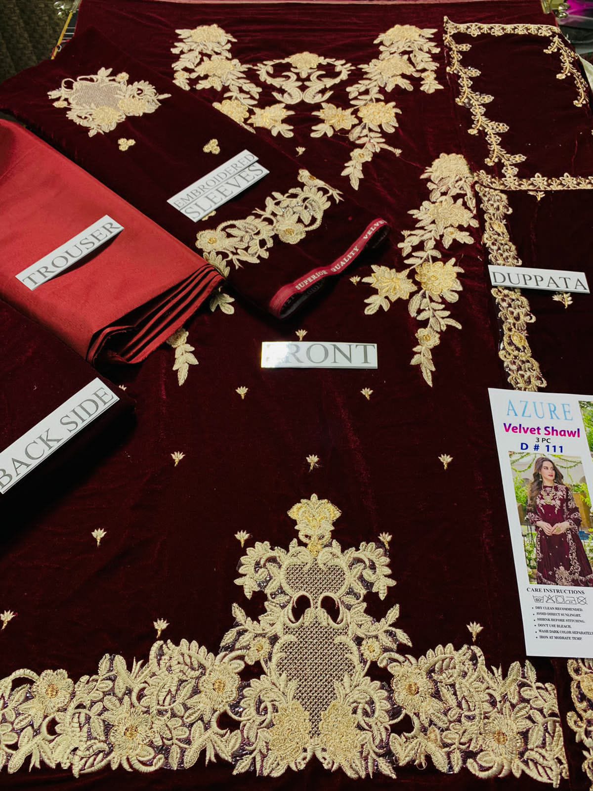 Gulalai's Velvet Wear GV-9012